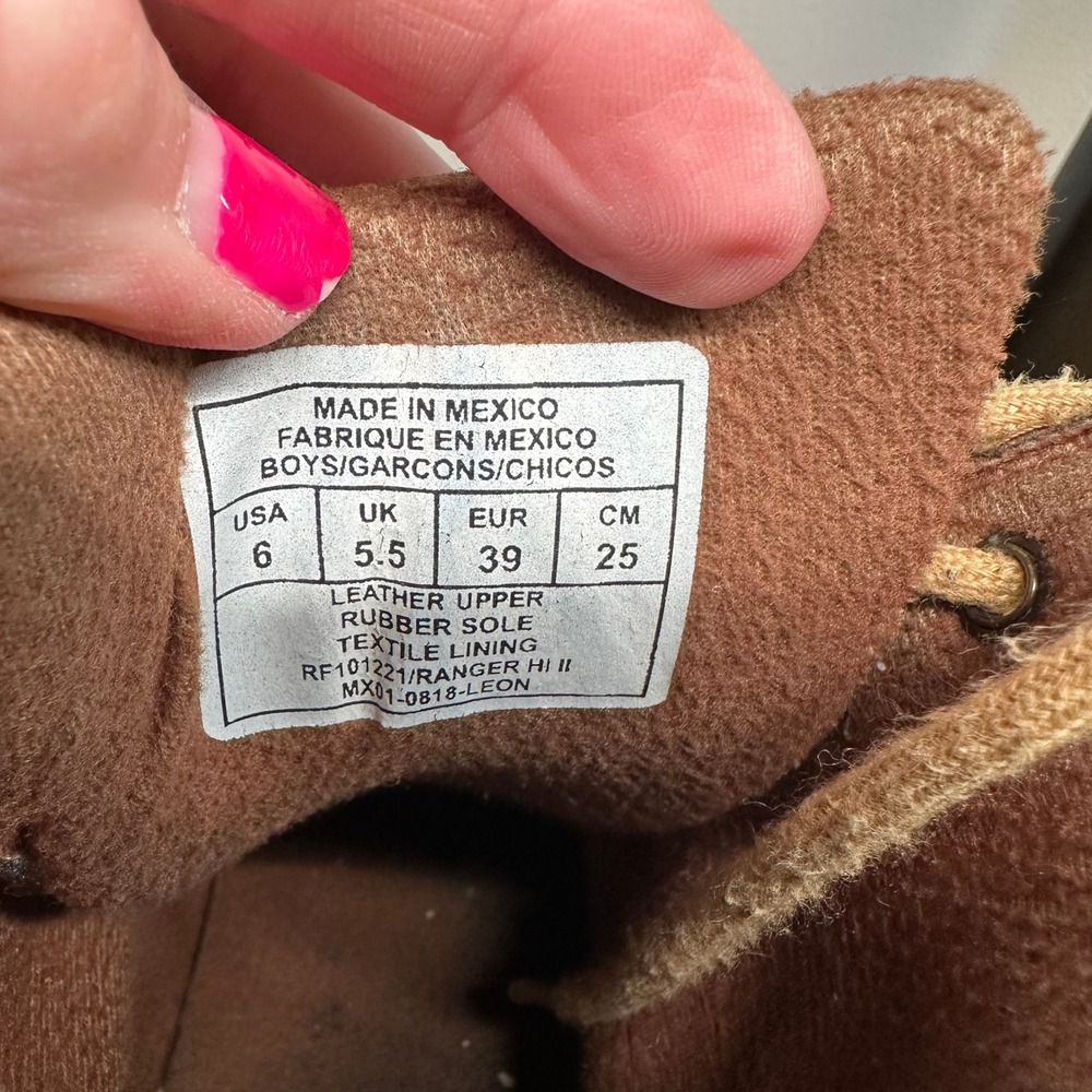 Polo Ralph Lauren Ranger Boots Tan Leather Polo Bear Moc Toe Buckle - Picture 10 of 13